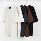 Oversized basic t-shirt in soft cotton with relaxed fit
