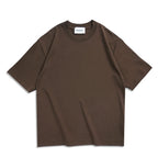 Dark grey oversized basic t-shirt in soft cotton with relaxed fit