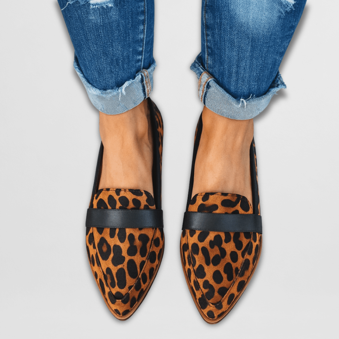 Women's khaki soft suede slip-on loafers with cushioned insole