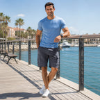 Men's cargo shorts with utility pockets