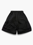 Men's cargo shorts with built-in belt
