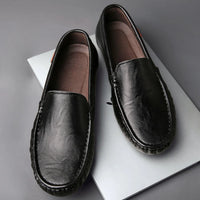 Dylan | Men's Classic Apron Toe Slip-On Loafers for Work and Office