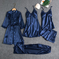 Priya | Women's Satin Pyjama Set with Silky Drape for Elegant Nightwear