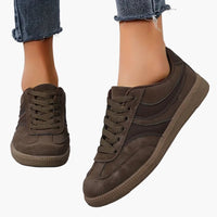Greta | Women's Retro Low Top Sneakers with Vintage Style Lace-Up Upper